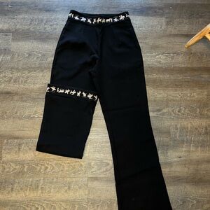 Flared cowboy pants